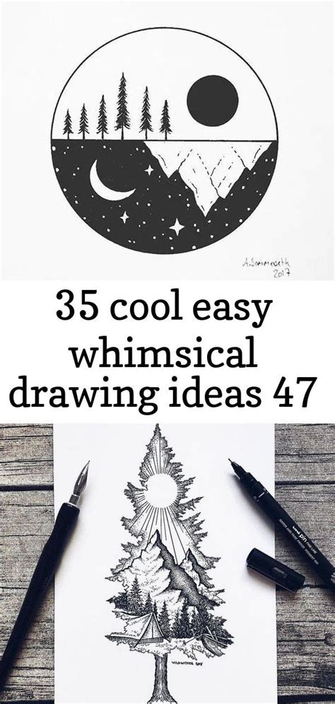 drawing ideas easy sketch|35 Cool and Easy Drawing Ideas .